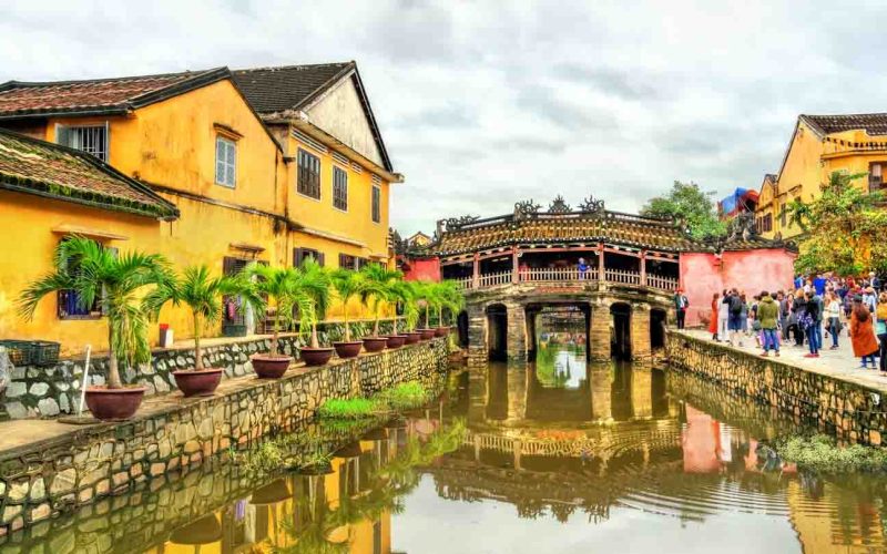 Japanese covered bridge in Hoi An, UNESCO World Heritage in Vietnam